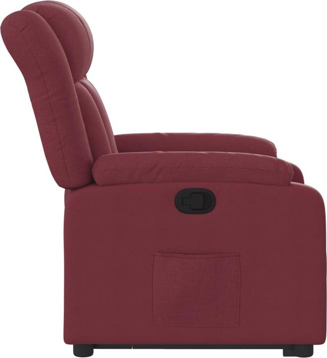 Produktbild VidaXL Relaxsessel Aufstehhilfe Sessel Fernsehsessel Liegesessel Weinrot Stoff