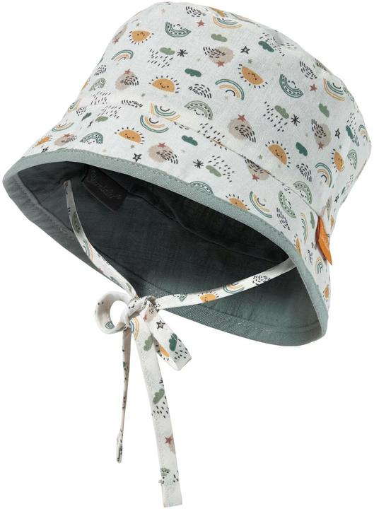 Immagine prodotto Sterntaler Cappello da sole con protezione per il collo verde pietra arcobaleno taglia 49 (49)