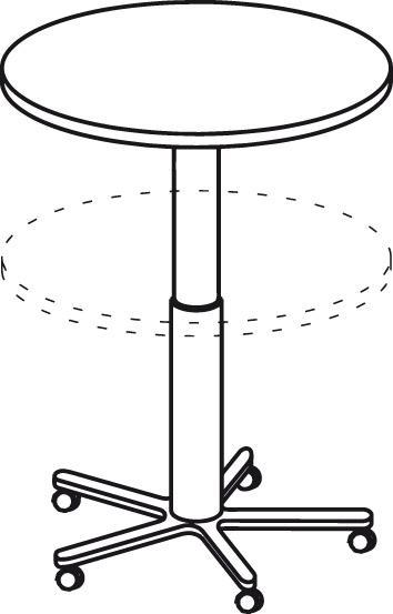 Actual product image Hammerbacher Conference table (Ø 80 cm)