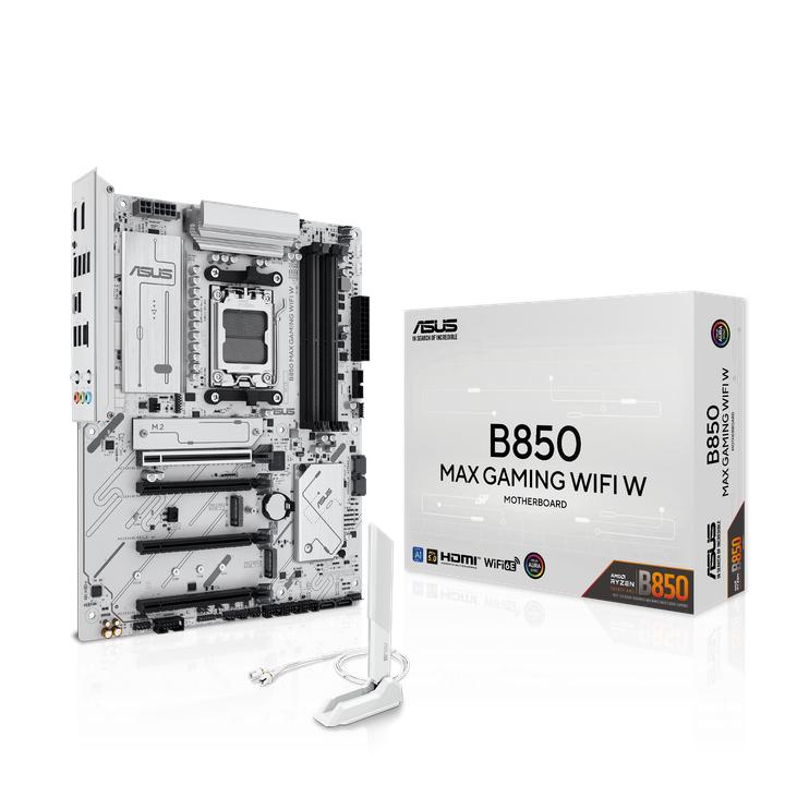 Produktbild ASUS B850 MAX GAMING WIFI (AMD B850, ATX)