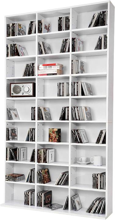 Immagine prodotto tectake Scaffale per i media (102 x 23,5 x 180 cm)