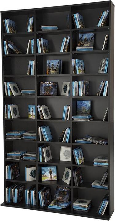 Immagine prodotto tectake Scaffale CD (102 x 23,5 x 180 cm)