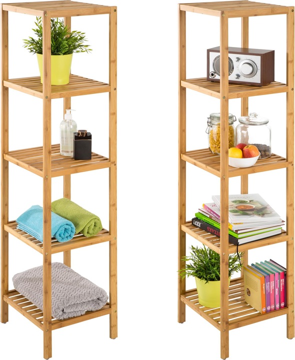 Actual product image tectake Bambus (33 x 33 x 141 cm)