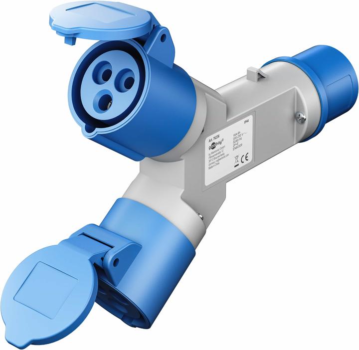Actual product image Goobay CEE-Adapter (CEE 7/3, CEE)
