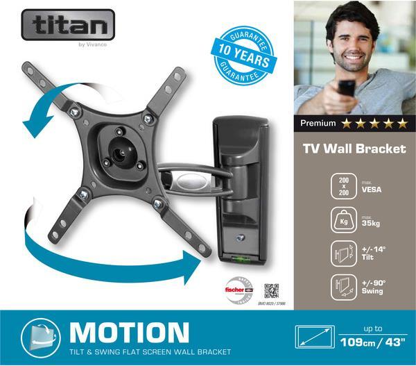Immagine prodotto Titan Bmo 8020 (Muro, 43", 35 kg)