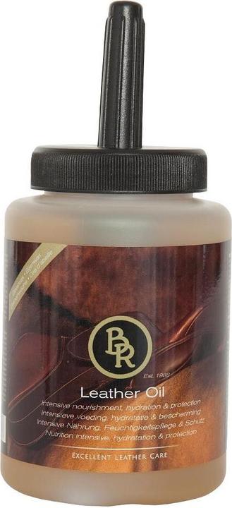 BR Equestrian Equipment Leather oil with brush