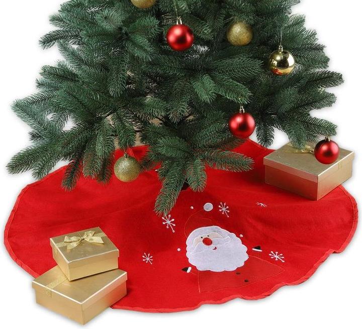 Hermex Weihnachtsbaumdecke Christbaum-Rock Tannenbaum-Teppich Baumrock-Matte (1-teilig)