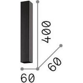 Thumbnail - Ideal lux, Wandleuchte + Deckenleuchte, SKY GU10 Deckenleuchte dimmbar Schwarz warmweiss 233826 (640 lm, GU10)