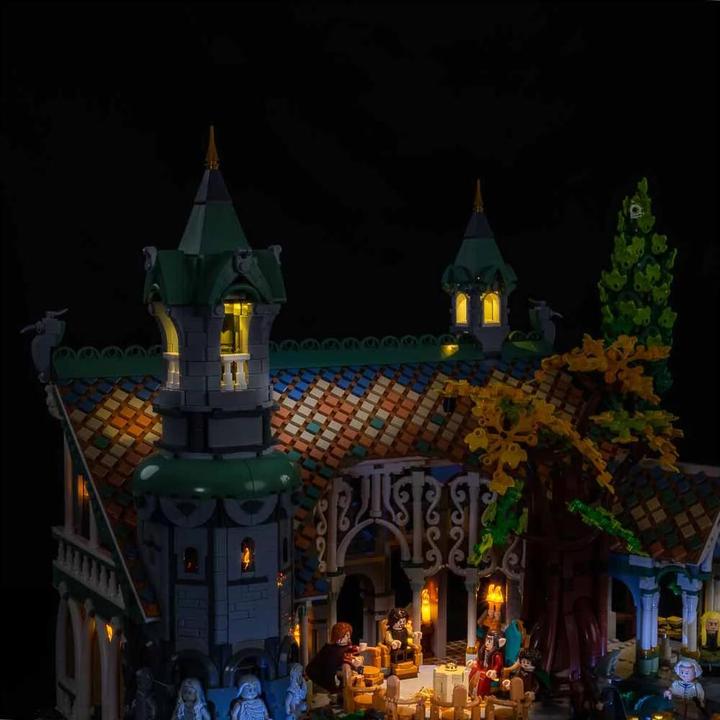 Image du produit Light my bricks Kit de lumière pour LEGO 10316 Le Seigneur des anneaux - Fondcombe