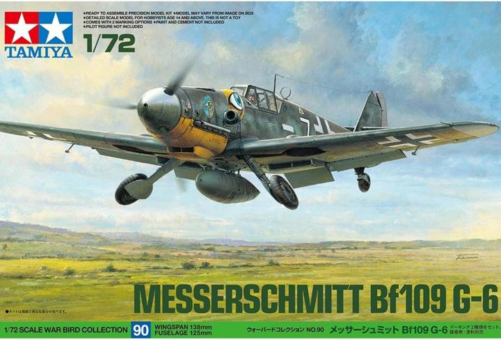 Produktbild Tamiya Messerschmitt Me 109 G-6