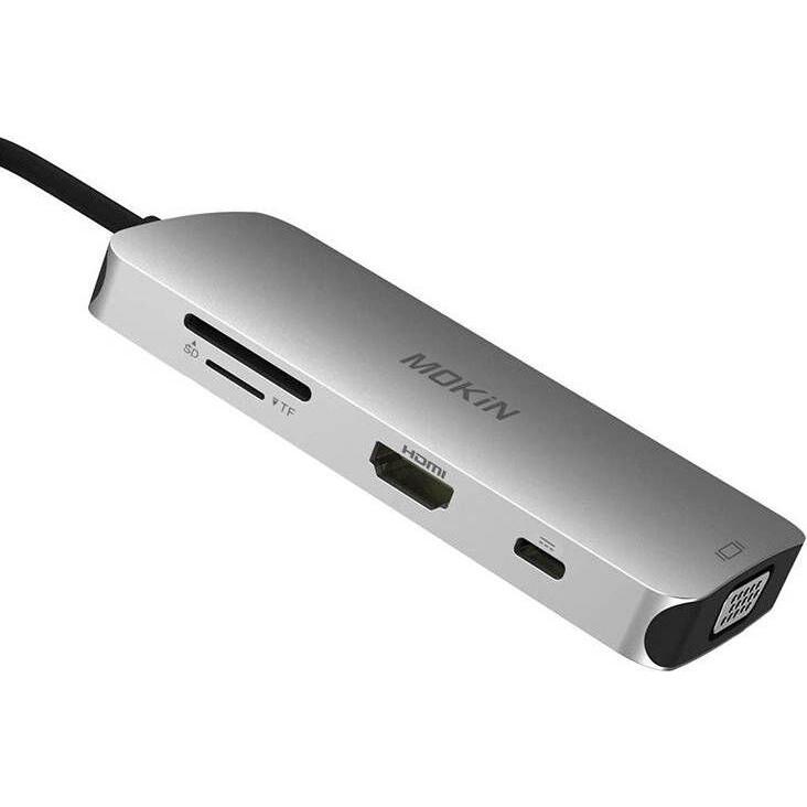 Thumbnail - Mokin MOUC0503 (USB-C, 3 Ports), Dockingstation + USB Hub, Silber