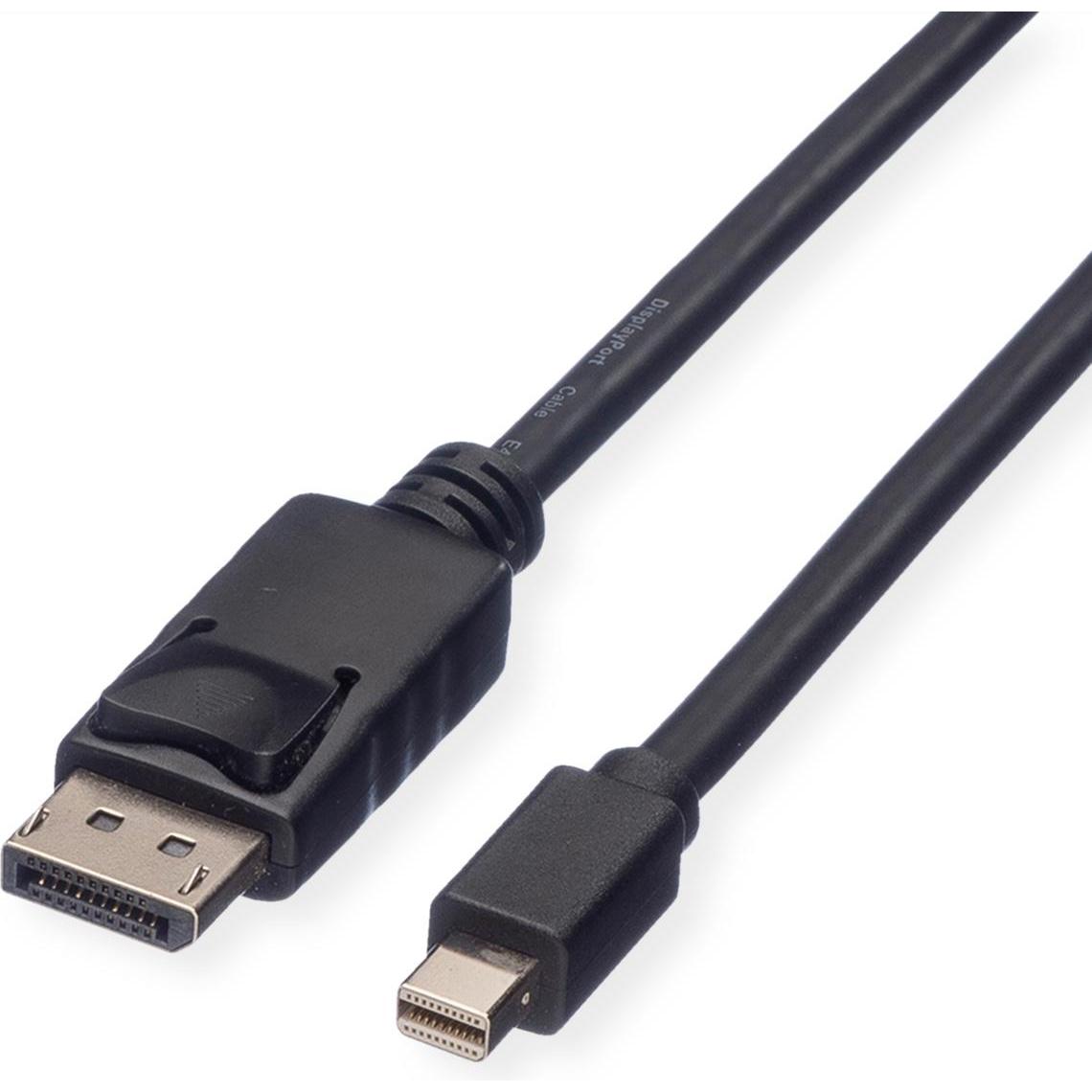 Thumbnail - Roline Mini DisplayPort-Kabel (1 m, DisplayPort), Video Kabel