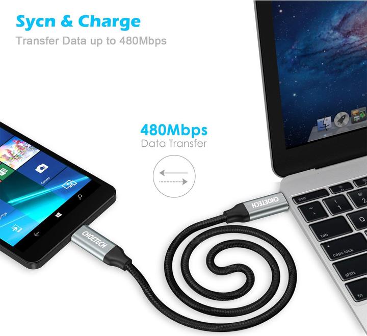 Produktbild Choetech XCC1001 (1 m, USB 2.0)