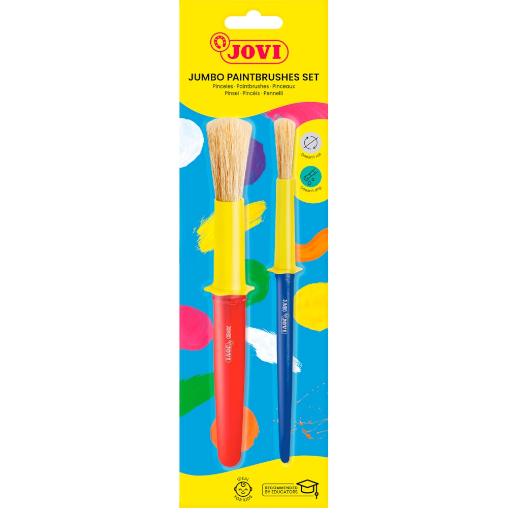 Jovi, Pinsel, Pinsel-Set, 2-teilig (1 mm)