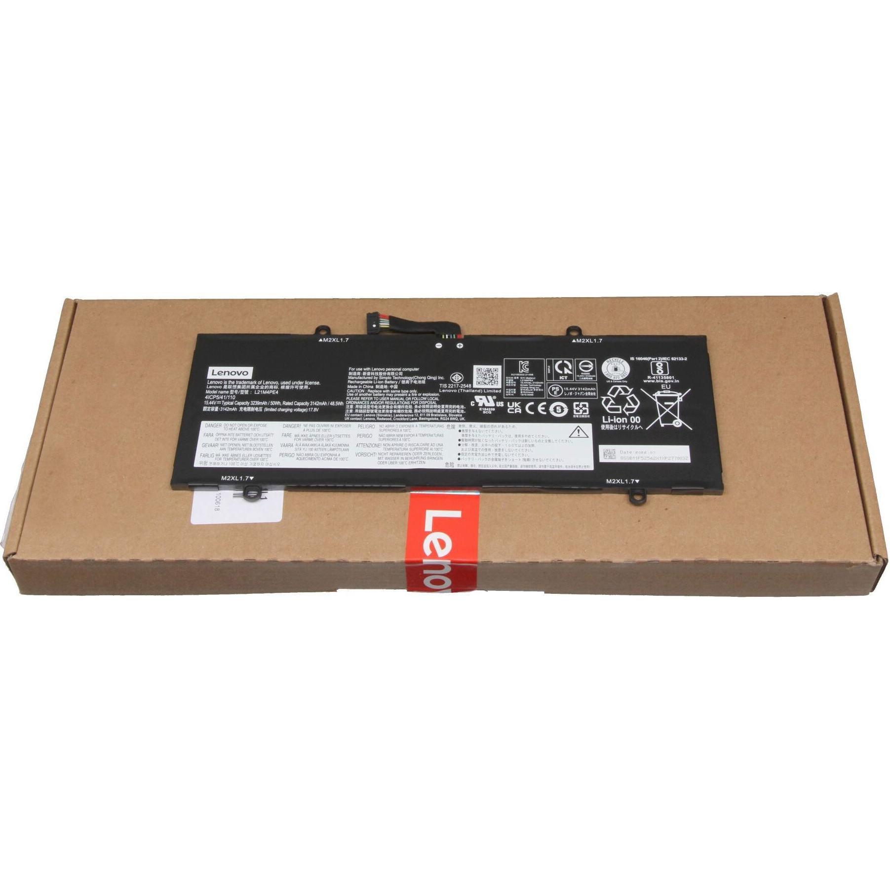 Thumbnail - Lenovo L21C4PE3 (4 Zellen, 3250 mAh), Notebook Akku