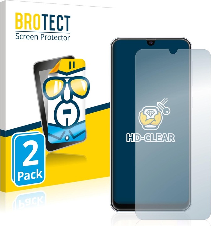 Produktbild BROTECT Schutzfolie Displayschutz Displayschutzfolie Folie Klar Transparent (2 Stück, Samsung Galaxy M30s)