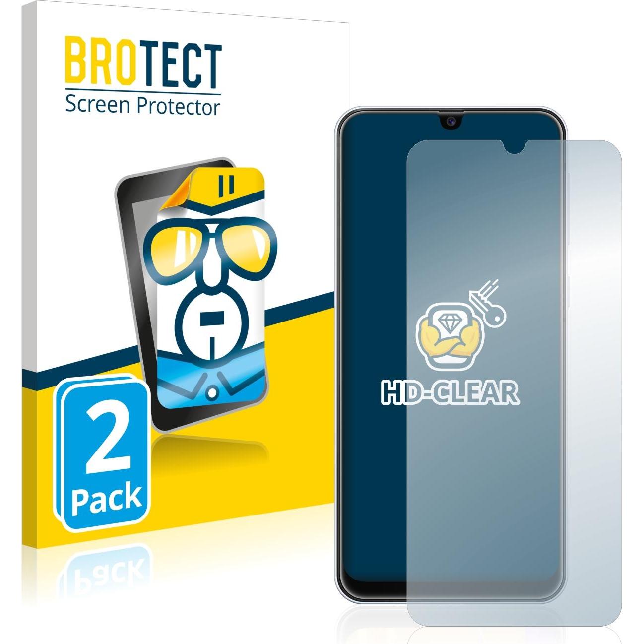 BROTECT Schutzfolie Displayschutz Displayschutzfolie Folie Klar Transparent (2 Stück, Samsung Galaxy M30s), Smartphone S...