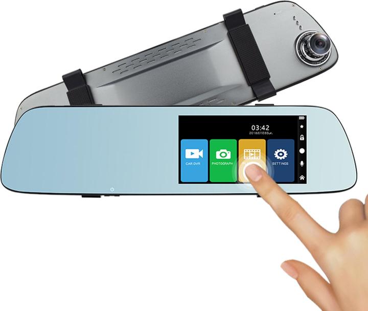 Produktbild PNI DVR Voyager S2000 Full-HD-Autokamera im Rückspiegel integriert 1080P 170 Grad, 5 Zoll, IPS-Touch (1920 x 1080 Pixels)