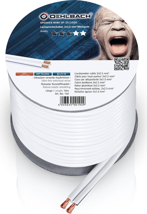 Actual product image Oehlbach SP25 (10 m, 2.50 mm²)