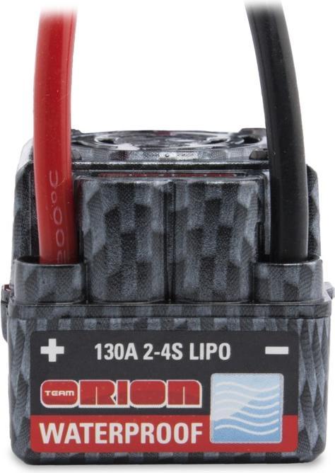 Team Orion Vortex R8 Waterproof Brushless ESC (130A/2-4S/Deans