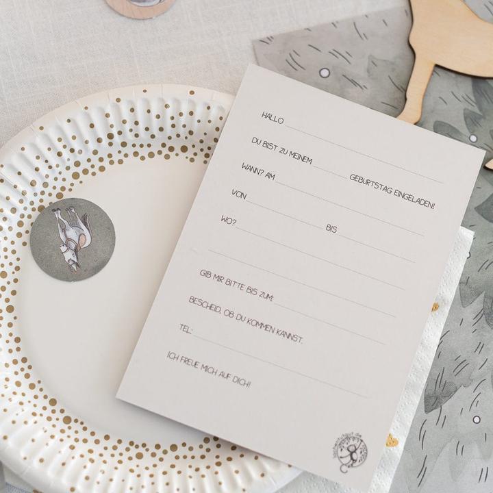 Actual product image Lachentutgut Invitation cards horse (10 pcs.)