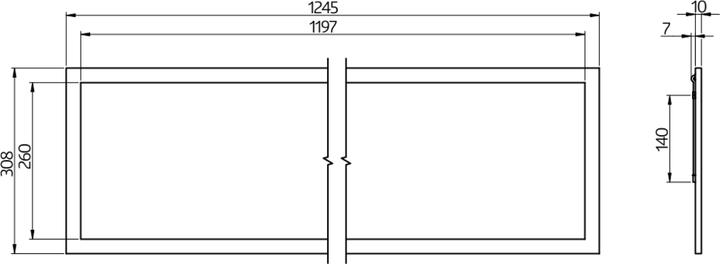 Actual product image BEG 93077 LED panel light flat (3850 lm)