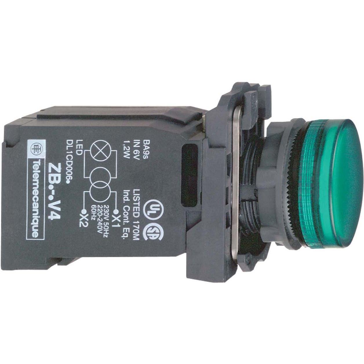 Thumbnail - Schneider Electric Leuchtmelder, Taster + Schalter, Grün