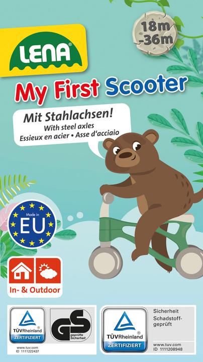 Produktbild Lena My First Scooter pastellgrün