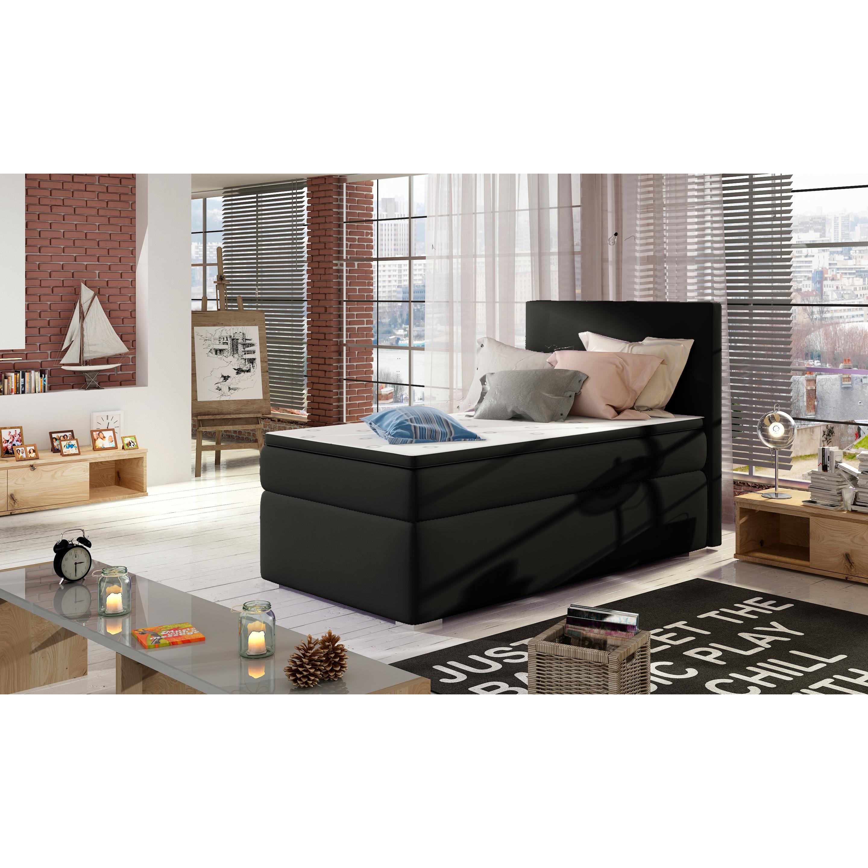 ELTAP, Bett, Rocco mit Stauraum (90 x 200 cm)