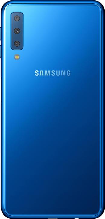 Produktbild Samsung Galaxy A7 (64 GB, Blue, 6", Dual SIM + SD, 24 Mpx, 4G)