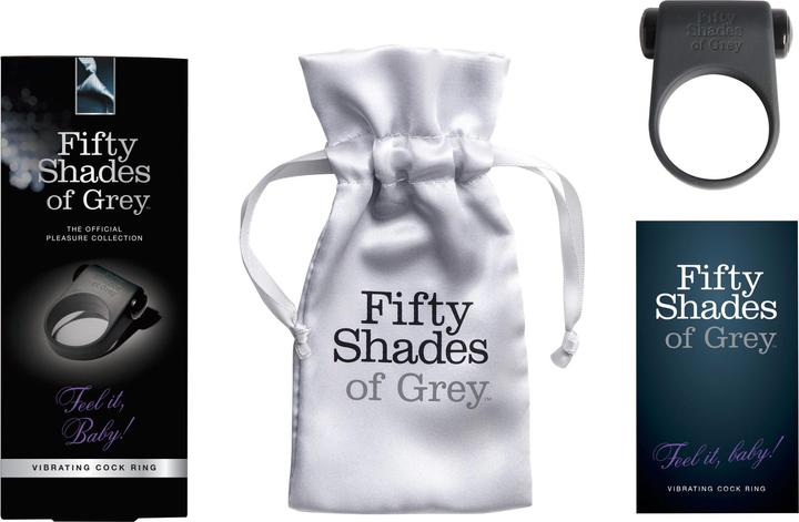 Produktbild Fifty Shades of Grey Feel it Vibrating Cock Ring (6.40 cm)