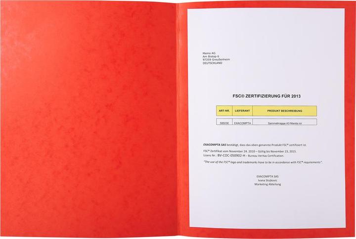 Actual product image Exacompta Collection folders - File covers (A4, 40 x)