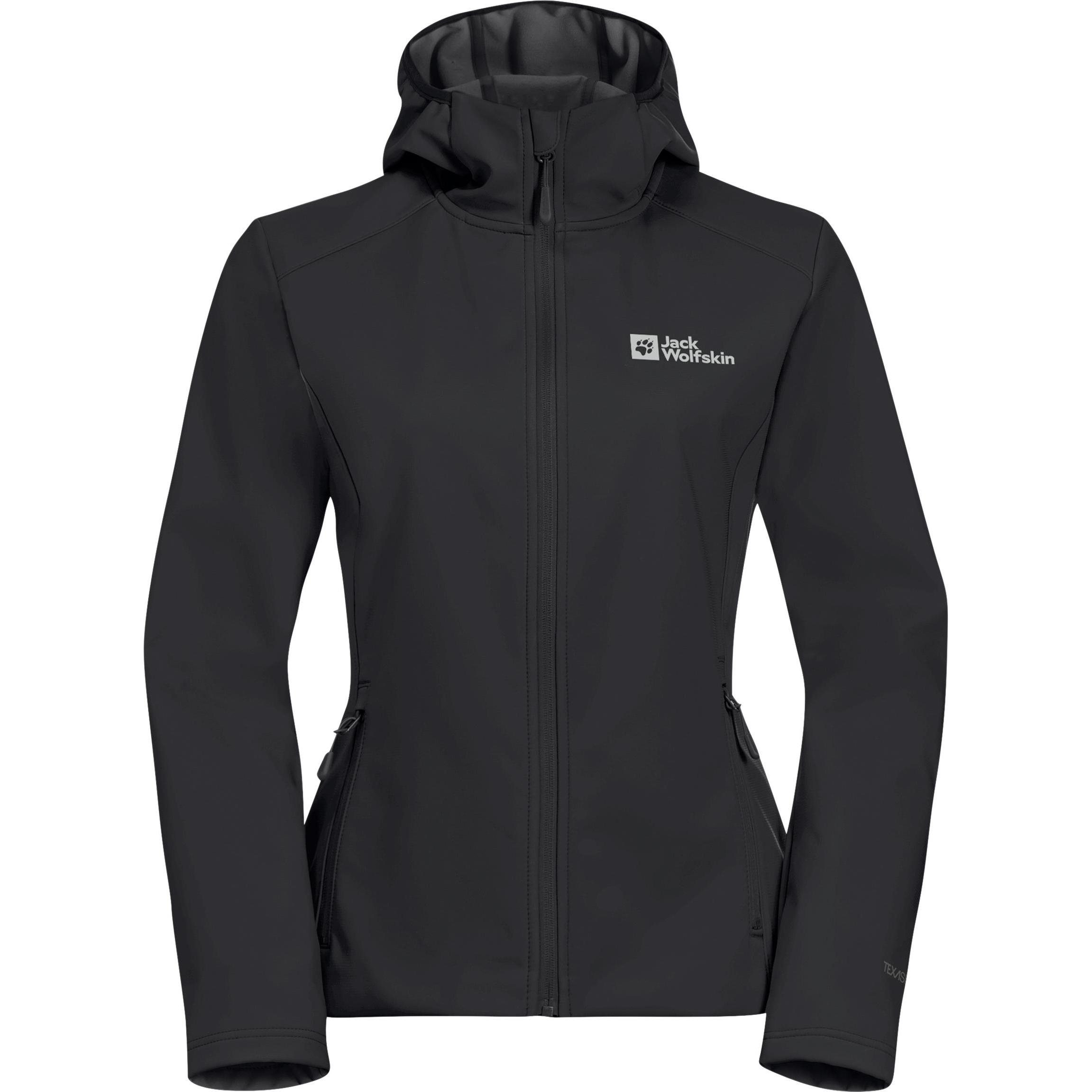 Jack Wolfskin, Damen, Jacke, Bornberg Hoody W (L), Schwarz, L