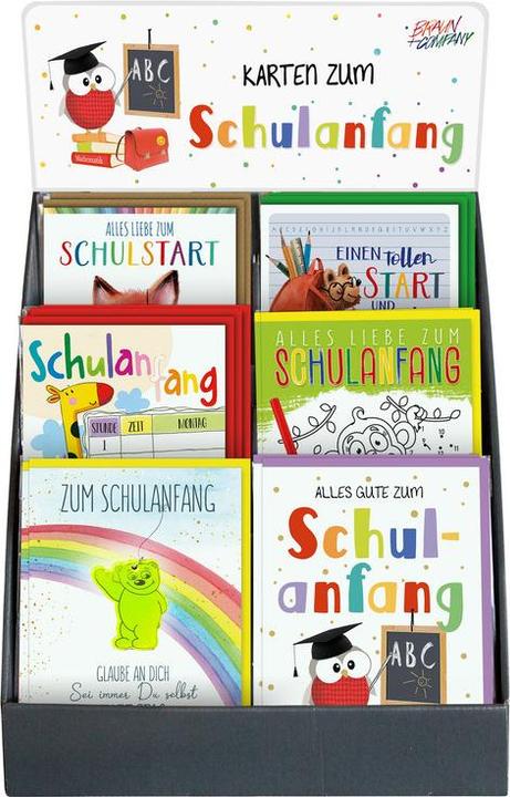 Actual product image Braun + Company Back-to-school counter display (12 pcs.)