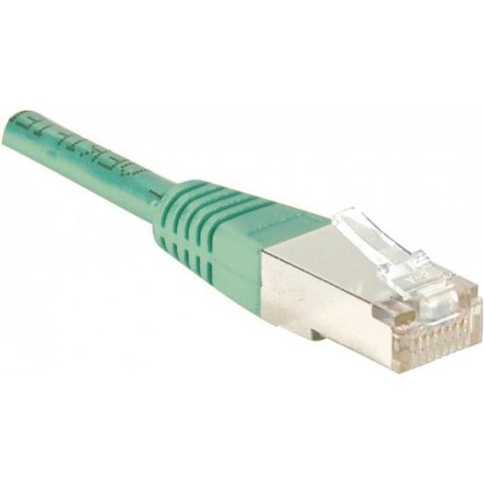 Exertis Connect Patchkabel F/UTP, CAT.6, grün, 3.0 m Patchkabel mit besonders schmalem Knickschutz (F/UTP, CAT6, 3 m), N...