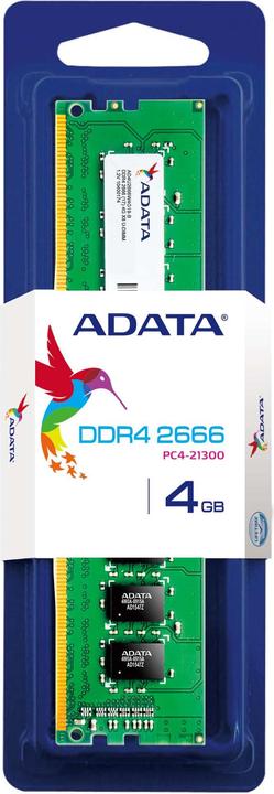 Image du produit Adata première série (1 x 4GB, 2666 MHz, RAM DDR4, DIMM)