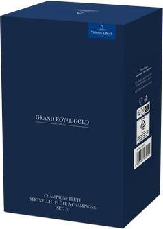 Produktbild Villeroy & Boch Sektkelch, Set 2tlg. Grand Royal Gold (12 cl, 2 Gläser, Sektgläser)