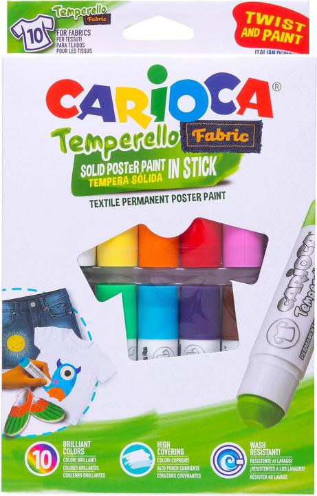 Actual product image Carioca Painting textile markers (10 x)