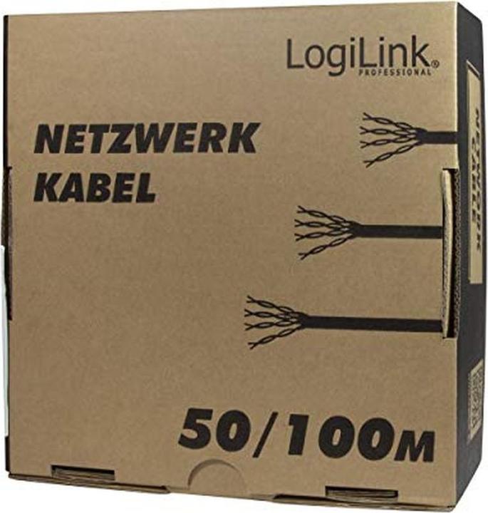 Produktbild LogiLink Netzwerkkabel (S/FTP, CAT7, 100 m)