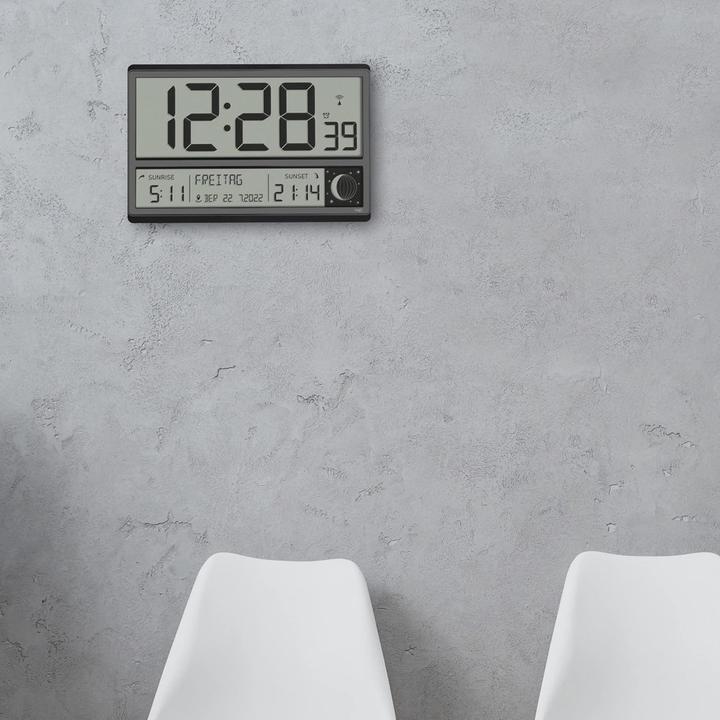 Actual product image TFA Digital Radio-Controlled Wall Clock