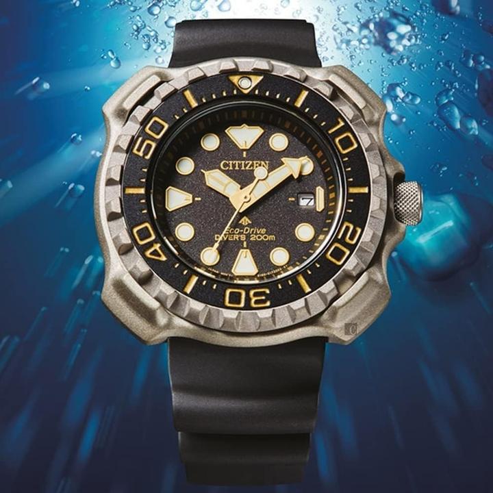 Actual product image Citizen BN0220-16E Eco-Drive Promaster Titanium 47mm 20ATM (Diving watch, 47 mm)