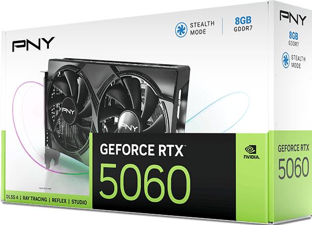 Image du produit PNY GeForce RTX 5060 8GB (8 Go)