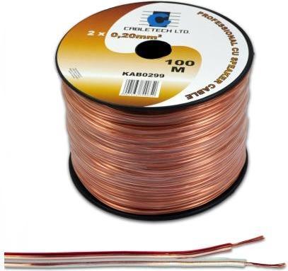 Cabletech 0 2 mm speaker cable (0.12 m)
