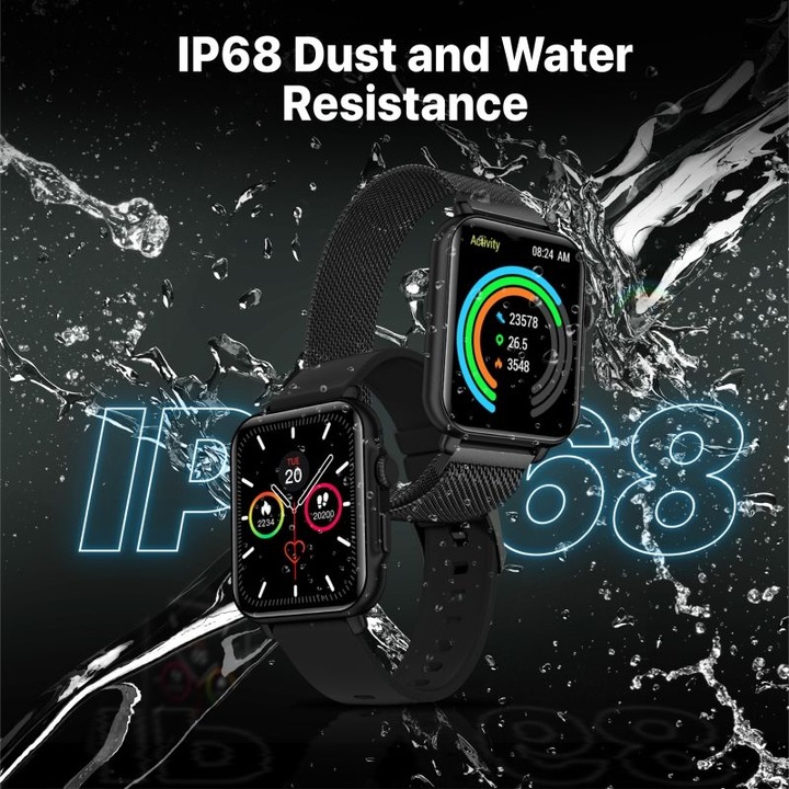 Actual product image ProMate ProWatch-B18 Black SmartWatch