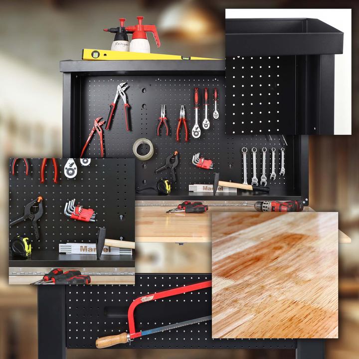Image du produit Wiltec Werkbank zur Wandmontage (80 cm, 120.50 cm)