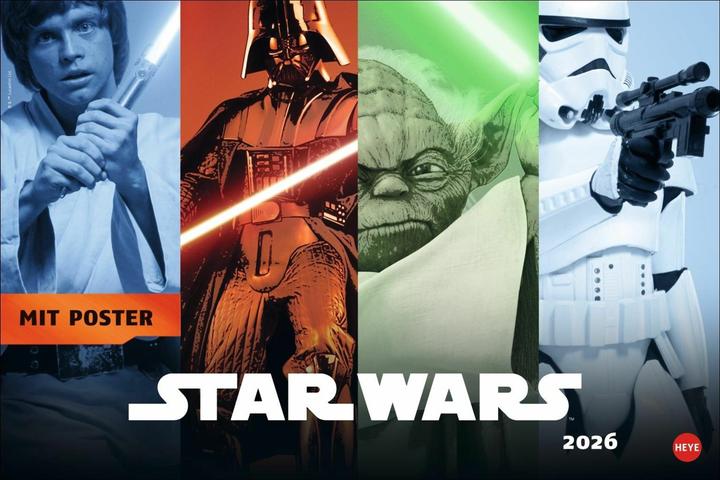 Actual product image Star Wars Broschur XL Kalender 2026 (45 x 60 cm)
