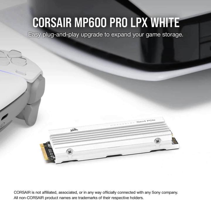 Produktbild Corsair MP600 PRO LPX (4000 GB, M.2 2280)