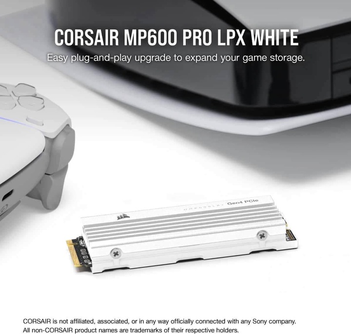 Produktbild Corsair MP600 PRO LPX (4000 GB, M.2 2280)
