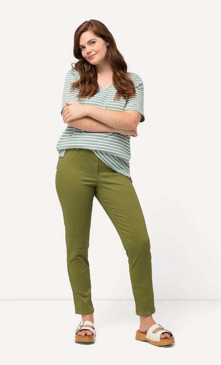 Actual product image Ulla Popken Eco Cotton Elastic Waist Stretch Jeggings (50)