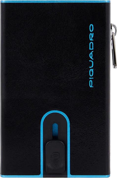 Actual product image Piquadro Blue Square Compact Wallet
